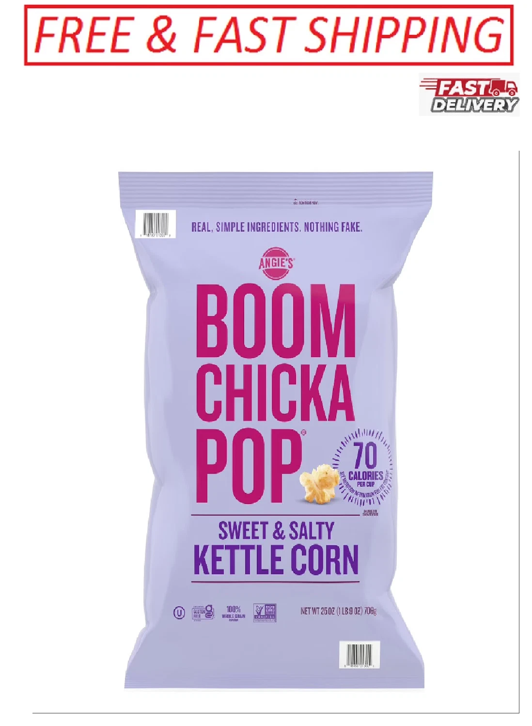 Angie’s BOOMCHICKAPOP Sweet & Salty Kettle Corn, 25 oz.