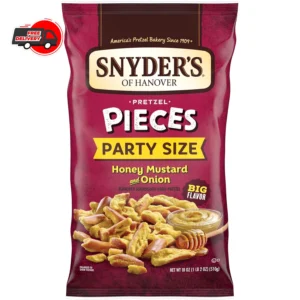 Snyder's of Hanover Pretzel Pieces, Honey Mustard and Onion, Party Size 18 oz